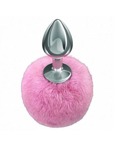 Anal Plug Diamond Twinkle Pink - Korki analne z ogonkiem - 2