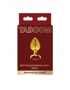 Butt Plug With Diamand Jewel S - Korki analne stalowe - 1 2