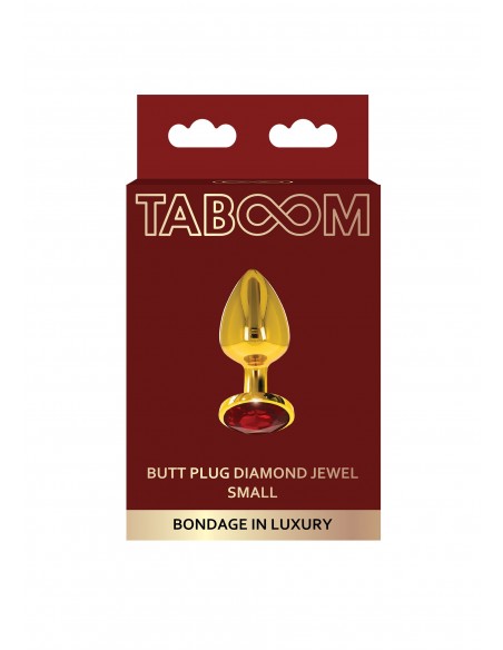 Butt Plug With Diamand Jewel S - Korki analne stalowe - 2