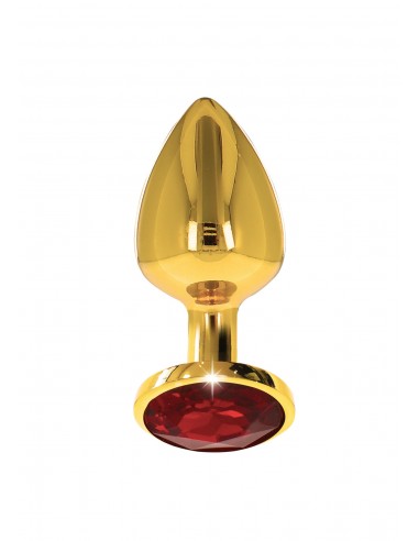 Butt Plug With Diamand Jewel S - Korki analne stalowe - 3