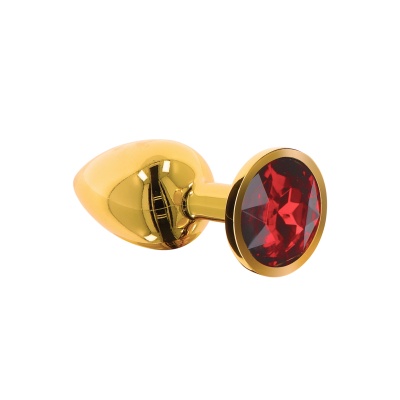 Zatyczka analna Butt Plug With Diamond Jewel M, 8 cm, z kryształkiem - 1