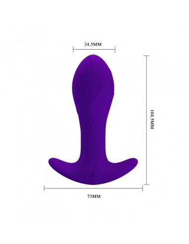 Pretty Love - Morton Anal Plug Massager 12 Functions Usb - Kulki i korki analne wibrujące - 6