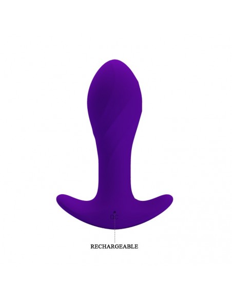 Pretty Love - Morton Anal Plug Massager 12 Functions Usb - Kulki i korki analne wibrujące - 8