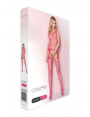 Uwodzicielski Bodystocking OneSize CA007 Różowy - Bodystocking - 5