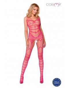 Otwarty Bodystocking OneSize CA004 Różowy - Bodystocking - 1