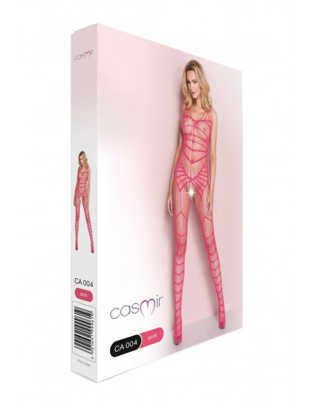 Otwarty Bodystocking OneSize CA004 Różowy - Bodystocking - 5