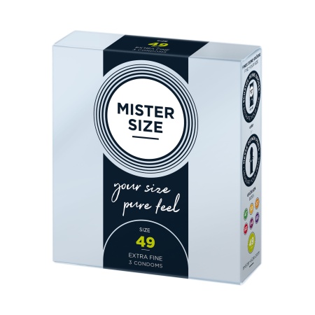 MISTER SIZE 49mm Condoms 3pcs - 1