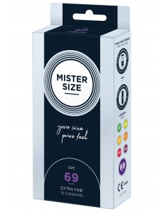 MISTER SIZE 69mm Condoms 10pcs - Prezerwatywy klasyczne - 1