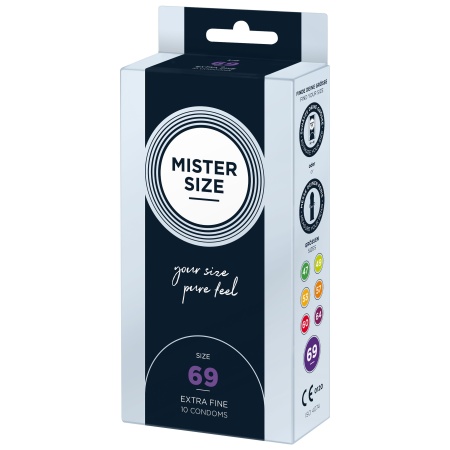 MISTER SIZE 69mm Condoms 10pcs - 1