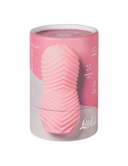 Masturbator Marshmallow Fuzzy Pink - Masturbatory i Sztuczne pochwy - 7