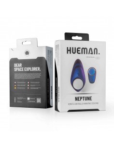 Hueman - Neptune Vibrating Cock Ring - Pierścienie erekcyjne wibrujące - 1