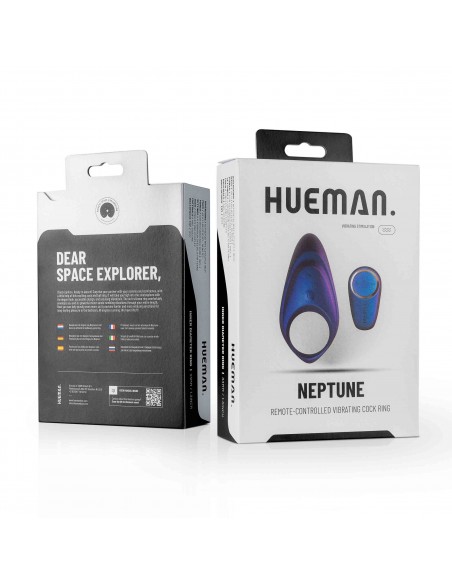 Hueman - Neptune Vibrating Cock Ring - Pierścienie erekcyjne wibrujące - 1