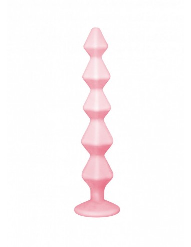 Anal bead with crystal Emotions Buddy Pink - Korki analne silikonowe - 2