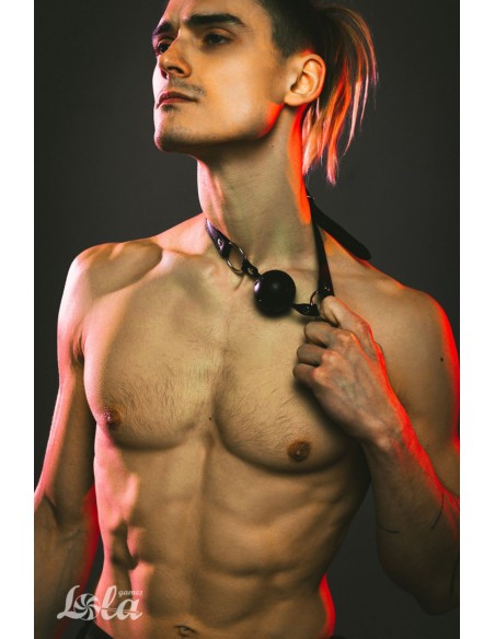 Gag Party Hard Love Addict Black - Kneble do ust - 3