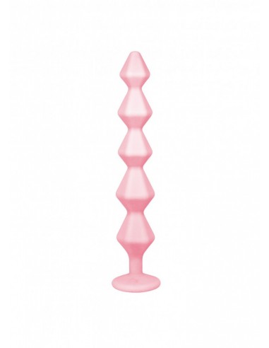 Anal bead with crystal Emotions Chummy Pink - Korki analne silikonowe - 2