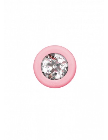 Anal bead with crystal Emotions Chummy Pink - Korki analne silikonowe - 4