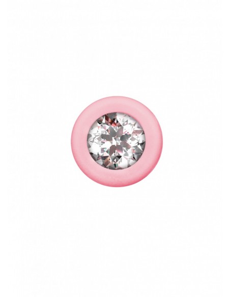 Anal bead with crystal Emotions Chummy Pink - Korki analne silikonowe - 4
