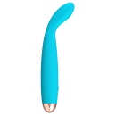 Wibrator Cuties Mini Blue 2.G – elastyczna główka, 7 trybów wibracji, długość 18,7 cm - 2