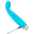 Wibrator Cuties Mini Blue 2.G – elastyczna główka, 7 trybów wibracji, długość 18,7 cm - 6
