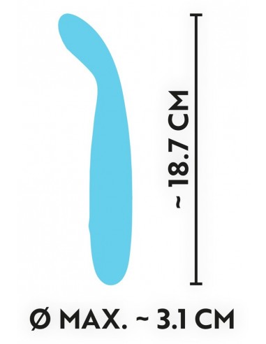 Cuties 2.0 Mini Vibrator Blue - Wibratory Punktu G - 8