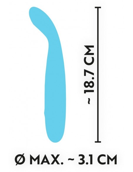 Cuties 2.0 Mini Vibrator Blue - Wibratory Punktu G - 8