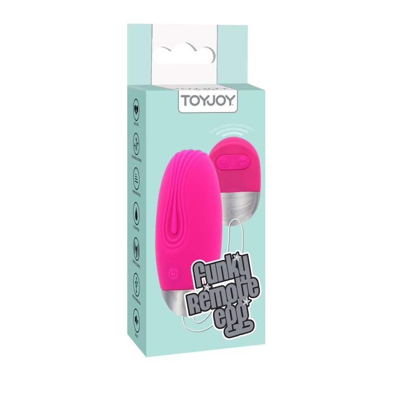 Jajko wibracyjne Funky Remote Egg z pilotem (7,9 x 3,4 cm) - 2