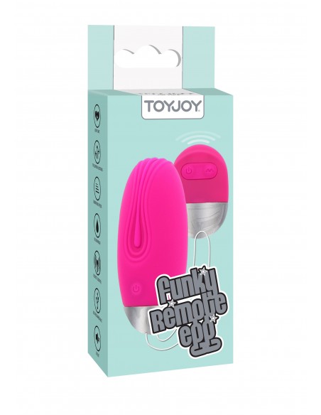 Klasyczne Jajeczko Wibrujące Funky Remote Egg - Wibratory Jajeczka - 2