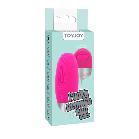 Jajko wibracyjne Funky Remote Egg z pilotem (7,9 x 3,4 cm) - 2