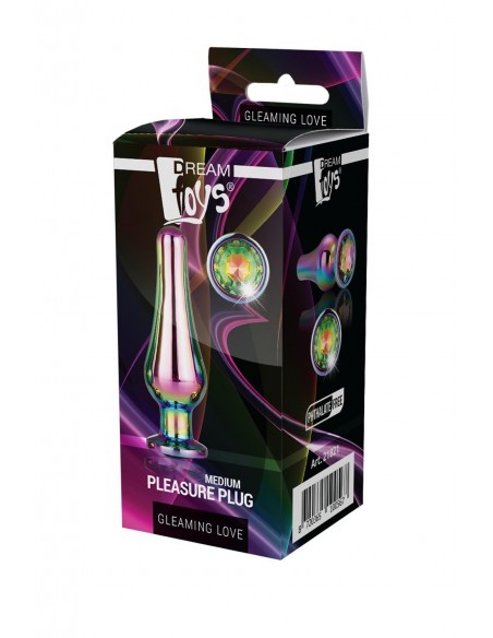GLEAMING LOVE COLOURED PLEASURE PLUG M - Korki analne stalowe - 5