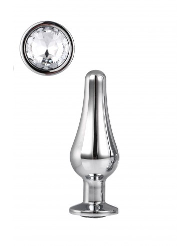 GLEAMING LOVE SILVER PLEASURE PLUG S - Korki analne stalowe - 1