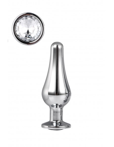GLEAMING LOVE SILVER PLEASURE PLUG S - Korki analne stalowe - 1