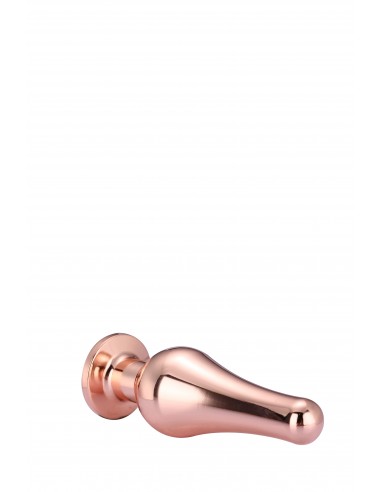 GLEAMING LOVE ROSE GOLD PLEASURE PLUG M  - Korki analne stalowe - 4