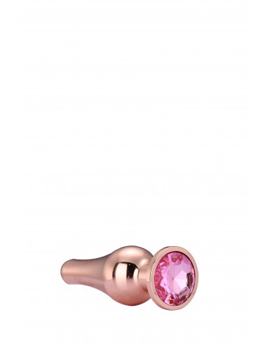 GLEAMING LOVE ROSE GOLD PLEASURE PLUG L  - Korki analne stalowe - 3