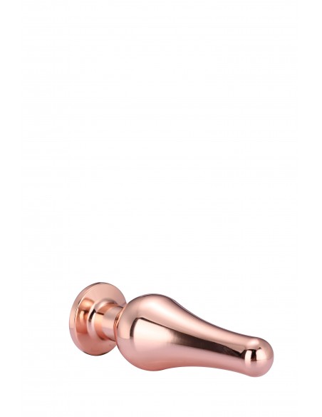 GLEAMING LOVE ROSE GOLD PLEASURE PLUG L  - Korki analne stalowe - 4