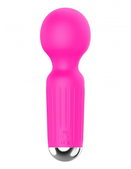 Stymulator-Rechargeable Mini Masager USB 20 Functions - Pink - Wibratory Magic Wand - 4