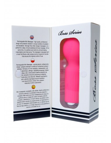 Stymulator-Rechargeable Mini Masager USB 20 Functions - Pink - Wibratory Magic Wand - 10