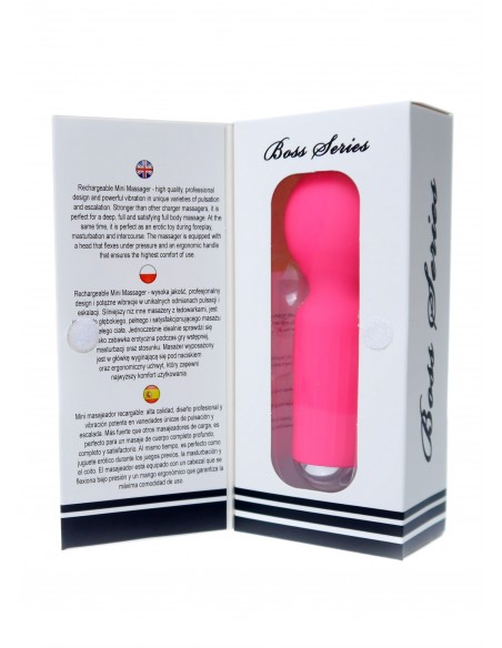 Stymulator-Rechargeable Mini Masager USB 20 Functions - Pink - Wibratory Magic Wand - 10