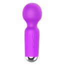 Stymulator Mini USB 20 funkcji – kompaktowy, fioletowy - 1
