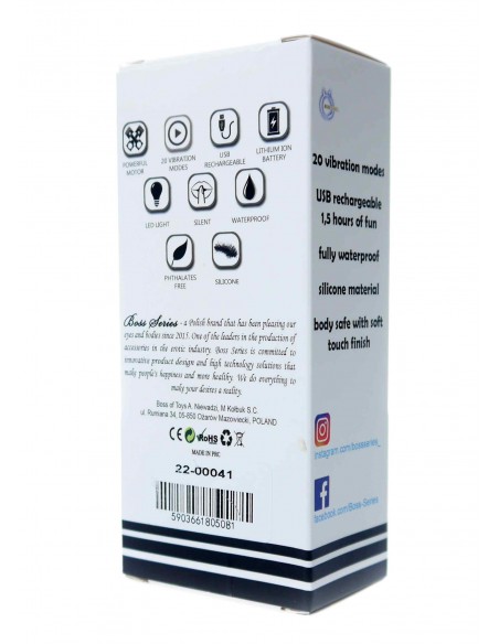 Stymulator-Rechargeable Mini Masager USB 20 Functions - Purple - Wibratory Magic Wand - 10