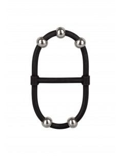 Beaded Dual Silicone Maximizer - Pierścienie erekcyjne niewibrujące - 1