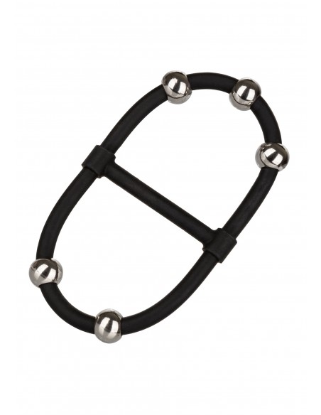 Beaded Dual Silicone Maximizer - Pierścienie erekcyjne niewibrujące - 5