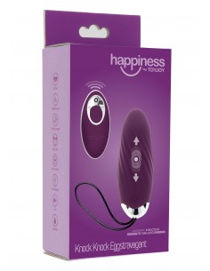 Wibrujący Zdalnie Sterowany Mini Wibrator Knock Knock Eggstavagant - Wibratory Jajeczka - 1 2