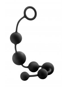 Anal Adventures Large Anal Beads - Kulki analne, koraliki analne - 1 2