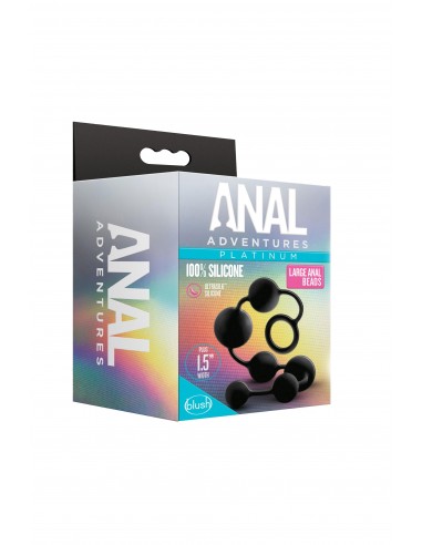 Anal Adventures Large Anal Beads - Kulki analne, koraliki analne - 6