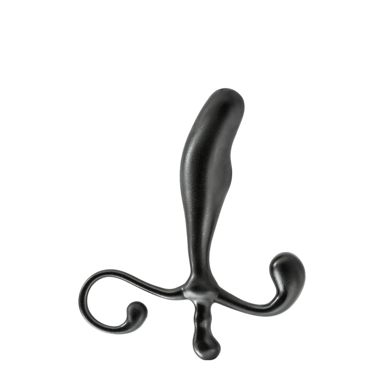 Stymulator prostaty Anal Adventures - profil zakrzywiony, utrzymanie bez użycia rąk, ABS, dł. 12,7 cm - 6