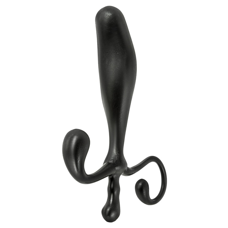 Stymulator prostaty Anal Adventures - profil zakrzywiony, utrzymanie bez użycia rąk, ABS, dł. 12,7 cm - 10