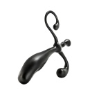 Stymulator prostaty Anal Adventures - profil zakrzywiony, utrzymanie bez użycia rąk, ABS, dł. 12,7 cm - 12