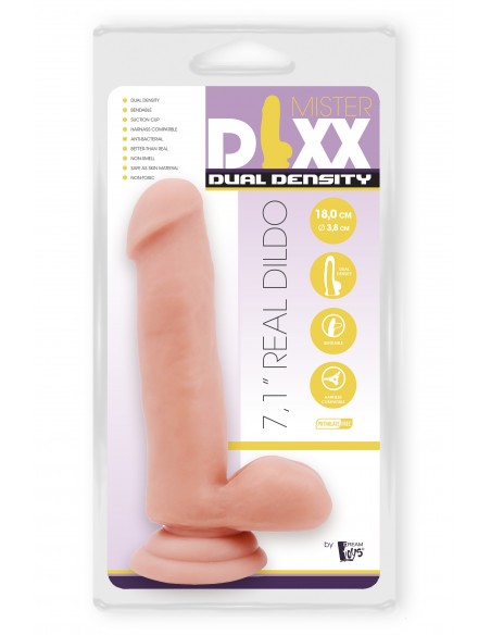 MR. DIXX 7.1INCH DUAL DENSITY DILDO - Dilda z cyberskóry - 3