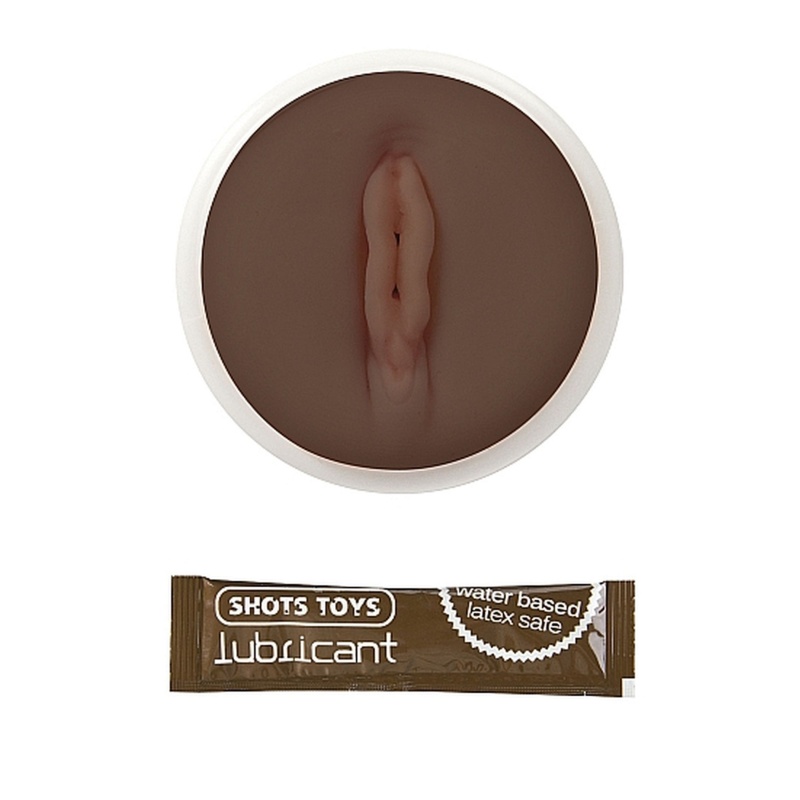 Masturbator Dark Easy Rider Vaginal - Real Natural Skin, manualny, wodoodporny, 15,7 cm - 1
