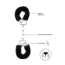Furry Handcuffs - Black - 3